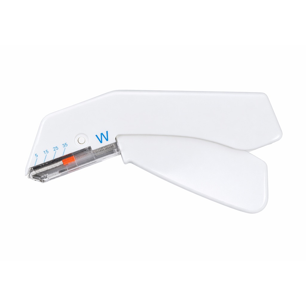 Disposable skin stapler